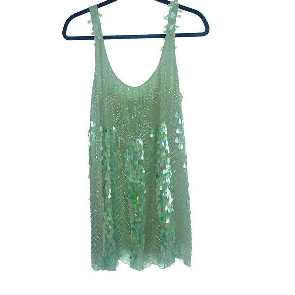 Sequin beaded Flapper Dress speakeasy - Picture 2 of 9